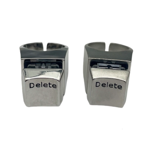 Deletes Keyboard Rings Featuring Elegant Designs in Glossy and Matte Finishes Great for Work or Social Gatherings