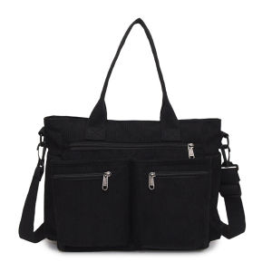 🚀ราคาต่ำสุด🚀กระเป๋าสะพายข้างผ้าลูกฟูกมีหลายกั้นชั้น เข้าชุดกันง่าย/การจัดเก็บ กระเป๋าเป้สะพายหลัง กระเป๋าสะพายข้าง ผ้าลูกฟูก สายสะพายไหล่ปรับได้ ประสิทธิภาพการกันน้ำ กระเป๋า กระเป๋าถือ กระเป๋าสะพายข้างผู้หญิง