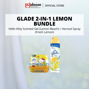 Glade 2-in-1 Room Air Freshener Hello Kitty Limited Edition Scented Gel + Aerosol Spray