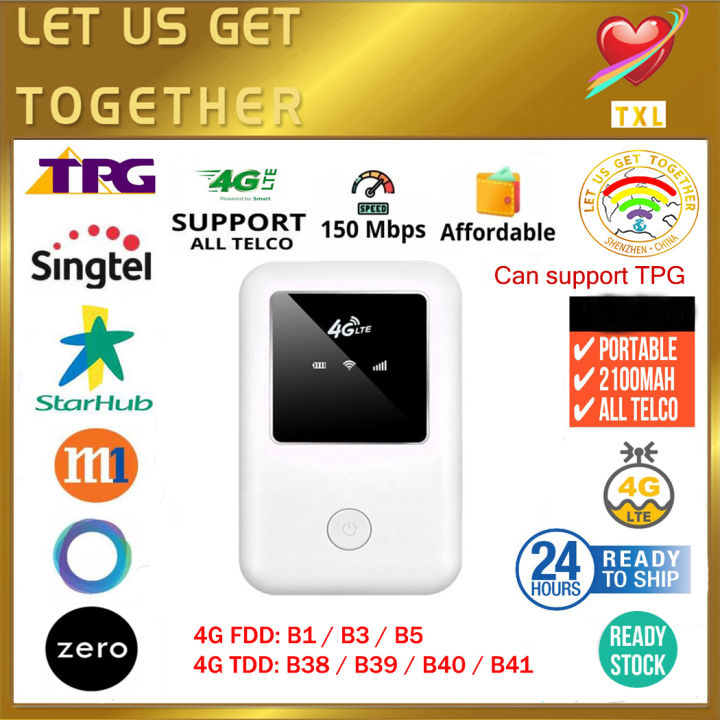 4G LTE Wifi Router 150Mbps Mobile Wireless Hotspot Car Mifi Unlock