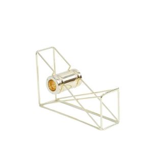 HUANG Smooth Cutting Iron Art Tape Dispenser Non-slip Rust-proof Manual Tape Cutter High Quality Transparent Wheel Tape Storage Organizer Desk Decoration