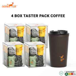 CheerfulGoat  Pocket Coffee Taster Pack Instant Coffee 24pcs 3g/pcs