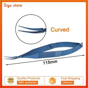 Titanium Alloy Lens Forceps Curved Forceps Autoclavable Ophthalmic Eye Instrument 11.5cm Health equipment
