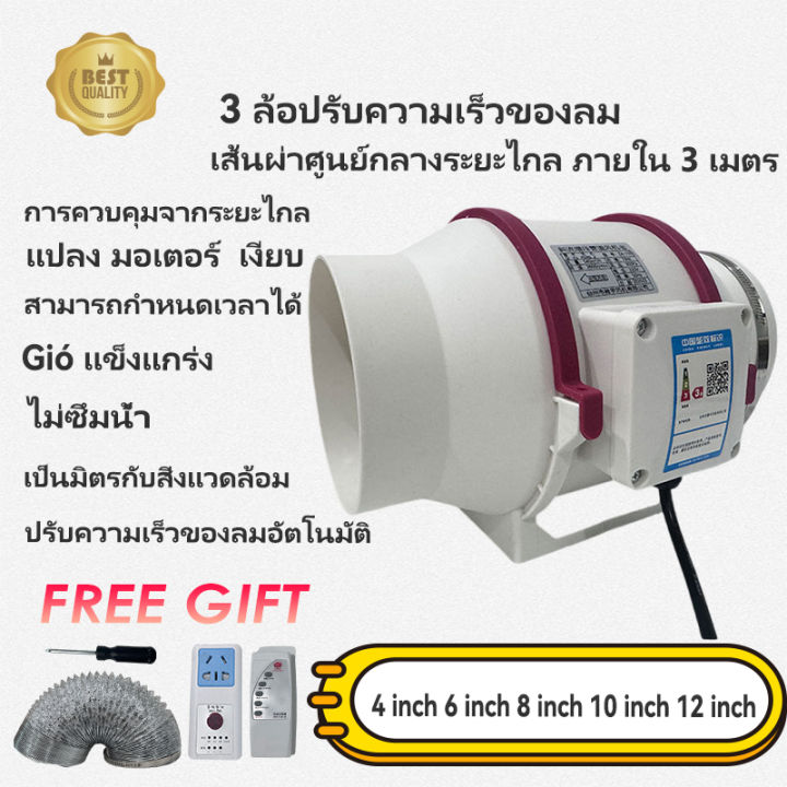 🔥รีโมทคอนโทรล🔥พัดลมดูดควันน้ำมัน พัดลมดูดควัน พัดลม ระบายอากาศดูดอากาศ ...