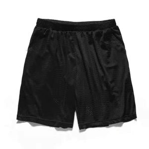 🔥品质 精选🔥【现货】美式双层篮球短裤男不过膝运动裤假两件跑步健身三四分裤带内衬 B8D6 American double layer basketball shorts mens knee length exercise pants fake two-piece running fitness three quarter belt lining