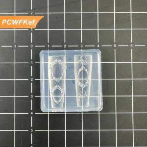 【PCWFKef】 แม่พิมพ์ซิลิโคนตกแต่งเล็บรูปโบว์แสนสนุกแบบสร้างสรรค์แม่พิมพ์ตกแต่งเล็บทำมือแม่พิมพ์ศิลปะการ์ตูนอุปกรณ์เสริมสำหรับทำมือ