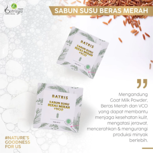 Sabun Pembersih Wajah Batrisya Ache Series - Aroma Alami Beras Merah & VCO Bebas Paraben Travel Size