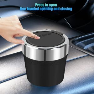 Asbak Mobil Lampu Led Mini Universal Kendaraan Portable Ashtray