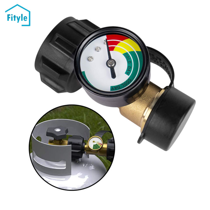 Fityle Propane Tank Gauge Adapter Pressure Meter Indicator Gas Grill ...