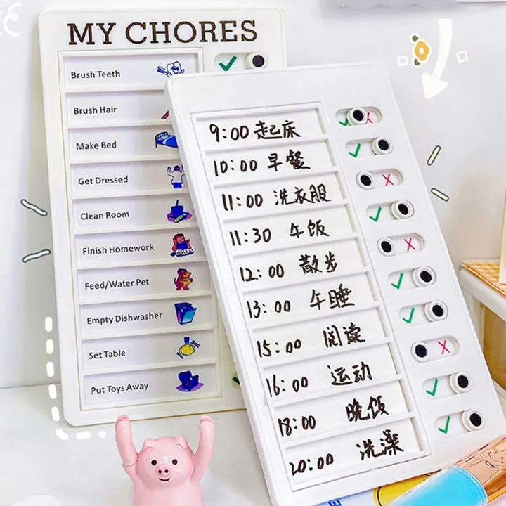 Người lớn Hành vi Kế Hoạch hàng ngày Dính Ghi Chú Trẻ em TỰ LÀM Tái sử ...
