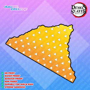 Demon Slayer Tumbler Skin Sticker Indoor Outdoor Vinyl Sticker Waterproof & Non-Faded