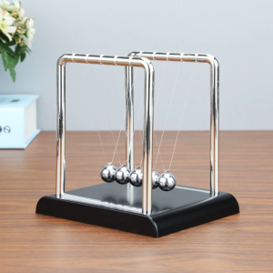 Science Kits & Toy Newton’s Cradle Ball Interactive Emotional Smooth Toy Anxiety Relief Toy Office Desk Toy for Therapy