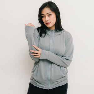 GRAFFITY - Promo Jaket Mesh Hoodie UV Protection Olahraga JPS Women WOMEN AIRism Jaket outdoor jaket mesh hoodie anti UV pria wanita