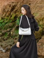 BLOOMORA Tas Selempang Wanita Jean Bag Woman Curved Sling Bag BM068009. 