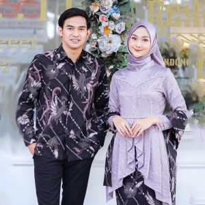 TERLARIS BISA COD NEZA BATIK Set couple pasangan kondangan kebaya couple pasangan terbaru 2022 elegan baju kondangan couple pasangan suami istri batik couple pasangan terbaru 2022 kekinian bridesmaid Sarimbit Couple keluarga