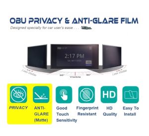 OBU Display Privacy Film With Anti-Glare Function