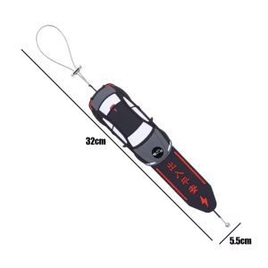 2PCS Luminous Car Anti-Static Earth Ground Wire Belt Anti-Static Flex Strip Vehicle Truck Electrostatic Strip Canceller Styling Belt