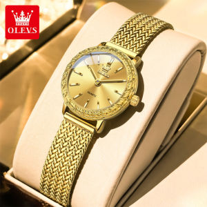 OLEVS 5643 Women Quartz Fashion Watch Gift Stainless Steel Watchband Round-dial Wristwatch
