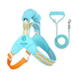 Pet Harness and Leash Saddle Style Rope Construction adjustable pet harness walking leash set for daily walks and supervised outdoor trips for Cats Dogs and Pet Owners Pet Care
