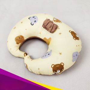 Bantal Leher Bayi Tempat Dot Susu Motif Karakter Bantal Susu Anti Pegal
