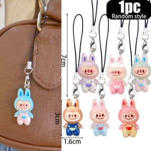 🤩🎁Labubu mặt búp bê thay quần áo được Keychain Ba lô đồ treo trang trí trang trí Giáng sinh Quà Tặng phim hoạt hình Đồ chơi giải căng thẳng treo túi trang trí