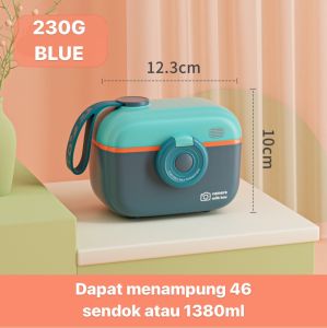 Tempat Kotak Penyimpanan Susu Bubuk Bayi Container Penyimpanan  Susu Bubuk Camera Milk Box Powder Genki Market