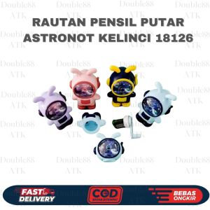 Rautan Pensil Putar Astronot Kelinci 18126