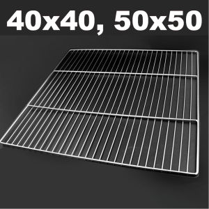 ตะแกรงย่างสแตนเลส 40x40 ซม 50x50 ซม 50x85 ซม 53x65.6 ซม 65x95 ซม ตะแกรงปิ้งย่าง ตะแกรงสแตนเลส BBQ รุ่น square-pork-bbq-tray-round-stainless-steel-00i-TC เหล็กย่างสแตน