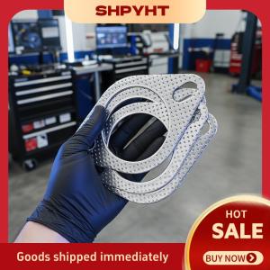 SHPYHT✨ 1Pc High Temp Reinforced Car Exhaust Flange Gasket Universal Sealing Pad for Muffler Repair Durable Replacement
