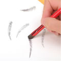 Kuas alis pipih mua sikat tegak miring tebal kotak lurus waterproof eyebrow eyeliner brush lembut yang bagus rapihin alis ngebentuk concealer. 