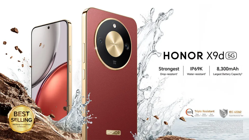 HONOR X9d 5G Smartphone 24(12+12)GB+256/512GB 108MP OIS+EIS | OLED