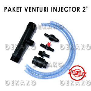 Paket Venturi Injector set 2 inch lengkap - untuk Irigasi Taman dan Water Treatment