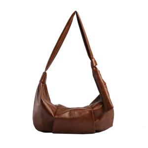 Phụ nữ bánh bao Túi túi đeo vai bằng da PU Túi đeo chéo đơn giản sinh viên cặp đi học Túi Messenger sức chứa lớn