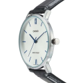 [Vinstore] Casio MTP-VT01 Black Leather Strap Silver Dial Quartz Analog Men Watch MTP-VT01L-7B1UDF MTP-VT01L-7B1. 