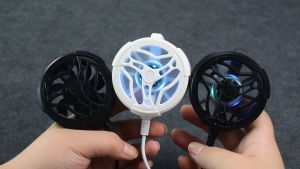 DAMILE AL01 Phone Cooler Mobile Phone Radiator Portable Fan Holder USB Powered Radiator Compatible For Phones Tablets