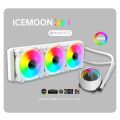 ICEMOON360 3D Temperature Monitor ARGB CPU Liquid Cooler intel AMD ชุดน้ำCPUระบบปิดหม้อน้ำ3ตอนมีจออุณหภูมิ. 