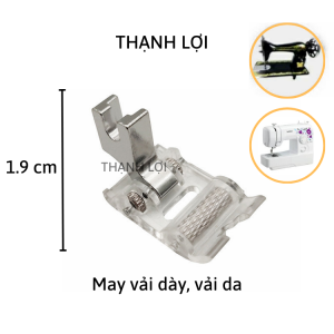 Chân vịt bánh xe nhựa máy may gia đình may vải dày vải da