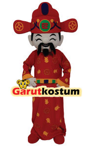 Kostum maskot badut setelan gongxifachai china costume lucu