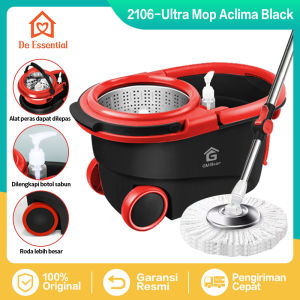GM Bear Alat Pel Lantai Praktis Spin Mop 2106 - Ultra Mop Aclima Hitam