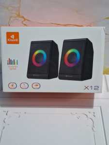 SPEAKER KISONLI RGB USB X12 SPEAKER LAPTOP KOMPUTER