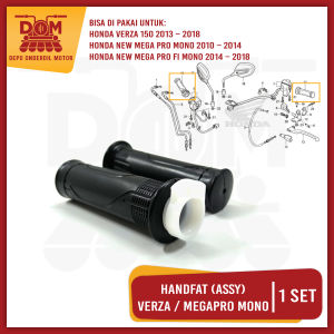 Handfat Assy Verza Mega Pro Mono (PSP) Hanfat Handgrip Karet Pipa Gas Honda Versa Per Set Isi 2