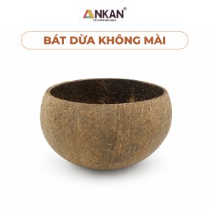 Bát Gáo Dừa Mộc Ăn Salad Ngũ Cốc Trái Cây – Chén Gáo Dừa Tự Nhiên ANKAN