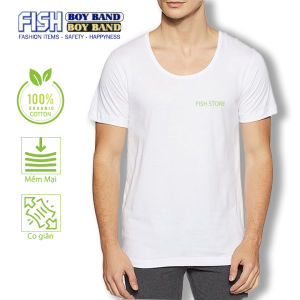 Áo lót nam hanoisimex cotton trắng thấm hút mồ hôi tốt kiểu trơn VNO05