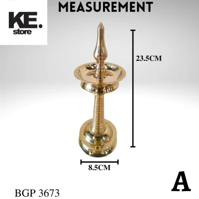 KERALA VILAKKU/Pure Brass Kuttu Vilakku Suitable For Pooja /Festival Decoration/Home Deocration/1 Set