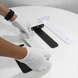 Invisible Heavy Duty Shelf Bracket Penyokong Rak Tidak Kelihatan Besi Kuat Wall Mounted for Home & Office