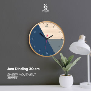 Jam Dinding Minimalis/[SWEEP MOVEMENT SERIES] / SCANDINAVIAN JAM DINDING MINIMALIS | EKSLUSIF DESIGN | - by DWALL DC SELEMBARKAYOE-JAM DINDING RUMAH-JAM DINDING KAMAR
