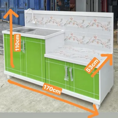 rak kompor/ meja kompor/ wastafel 4 pintu termurah