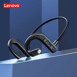 Lenovo X3 Conducted Bluetooth Earphones Wireless Not Ear Comfort Bluetooth Earphones Wearing Bone Sensing Suitable Bluetooth 5.0 Earphone Bone Conduction Wireless Headphones Not In-ear IPX5 Waterproof Headset With Mic For Sports Neck Hanging Running