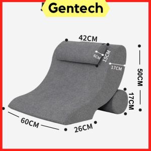 Orthopedic Bed Wedge Pillow Set Post Surgery Memory Foam for Back Neck Leg