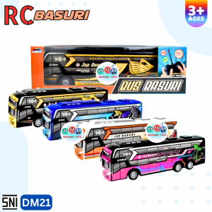MM Mainan Mobil RC Bus Basuri Telolet DM21